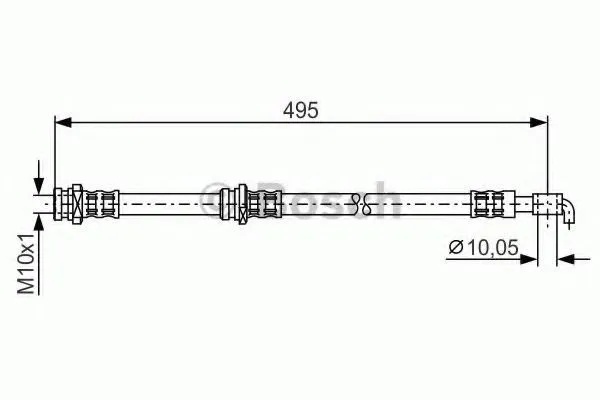 Bromsslang BOSCH 1 987 476 401