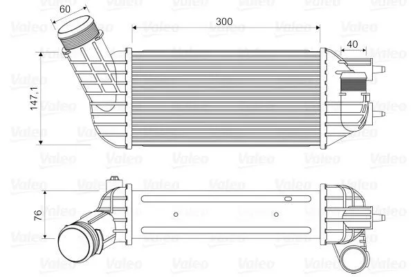 Intercooler VALEO 818652