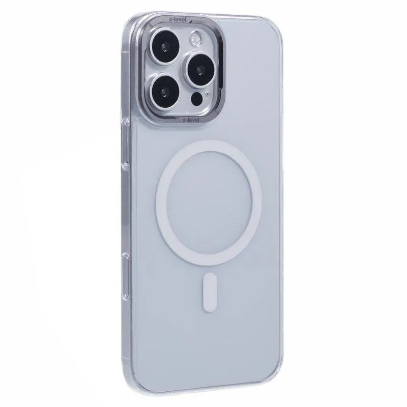 X-LEVEL Misty Series Mobilskal till iPhone 16 Pro MagSafe Matt Vit