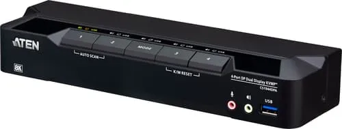 Aten 4-portars Dual Head 8k Kvmpt-switch