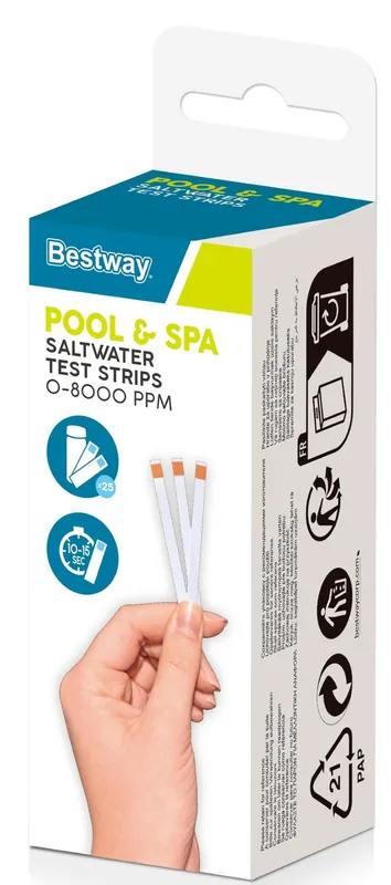 Bestway Pool / Spa Saltvattentestremsor (25 st.)