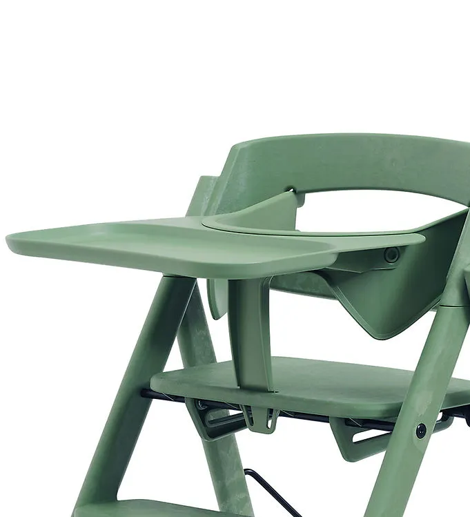 KAOS Galge Och bricka för applådering Barnstol – Mineral Green