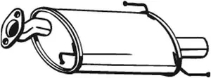 Bakre ljuddämpare BOSAL 219-011