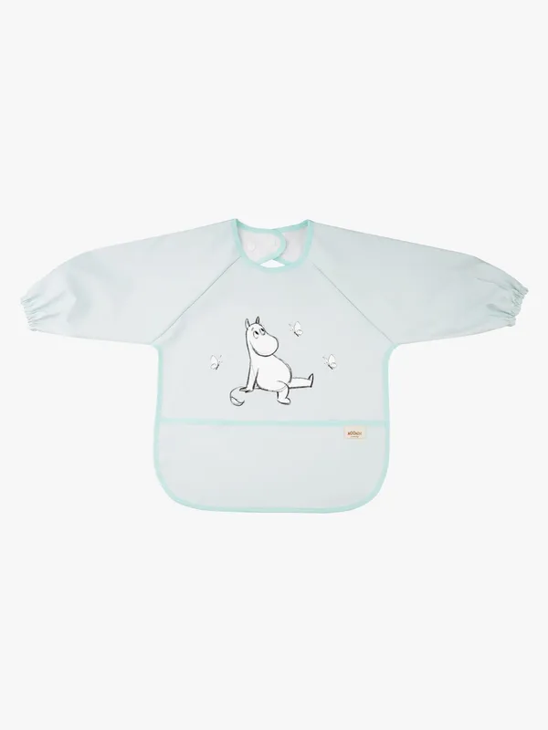 Mumin Långärmad Haklapp, Blue