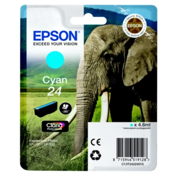 Epson T2422 Epson 24 Bläckpatron Cyan