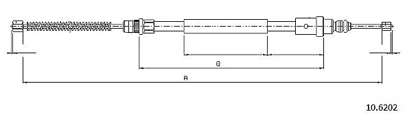 Handbromsvajer METZGER 10.6202