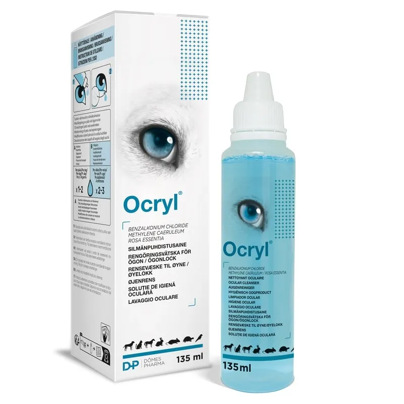 Ocryl Solution Ögonrengöring för Husdjur - 135 ml