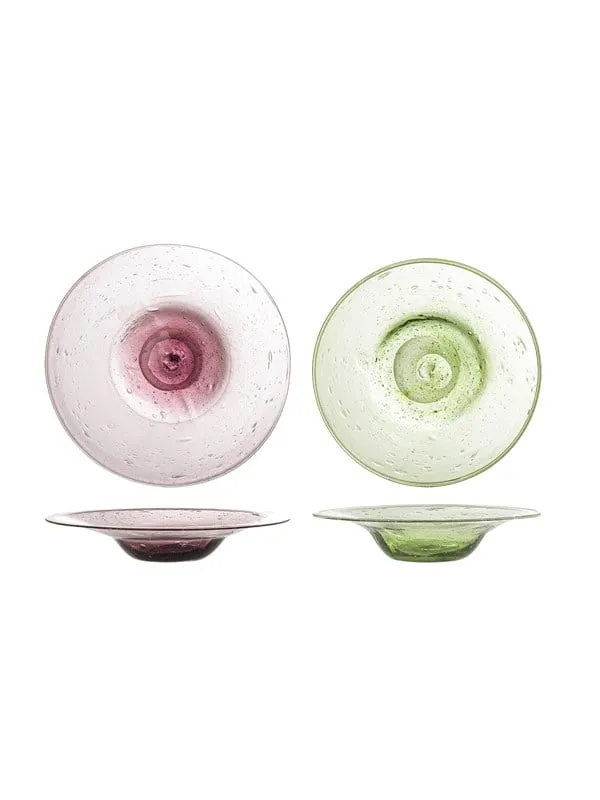 Bloomingville Sunil assiett 2-pack Grön