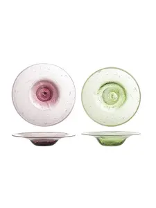 Bloomingville Sunil assiett 2-pack Grön