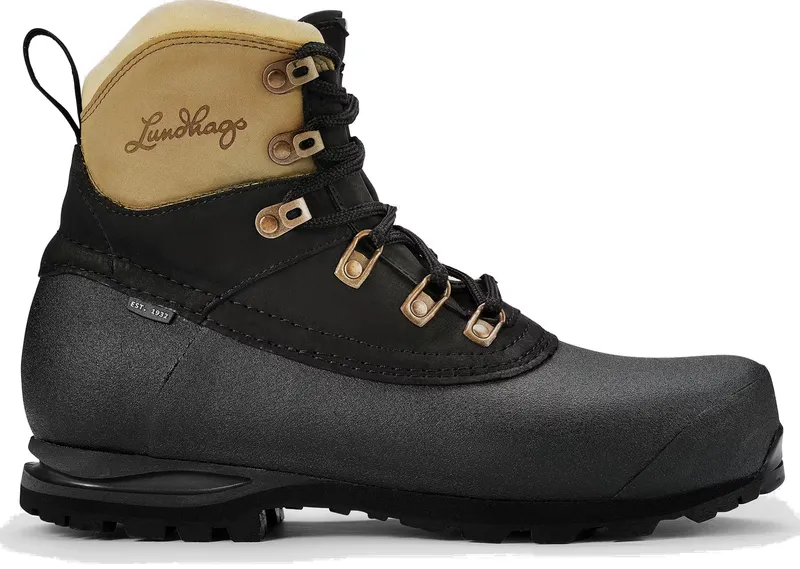 Lundhags Men's Padje Light Trekking Boot Mid Black/olive (#3013)