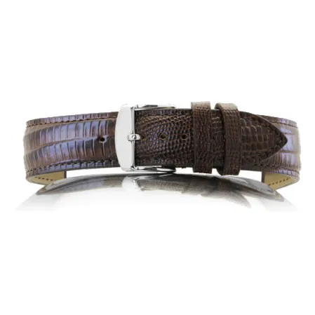MONTEVIDEO Teju grained calf Brown - 20 mm