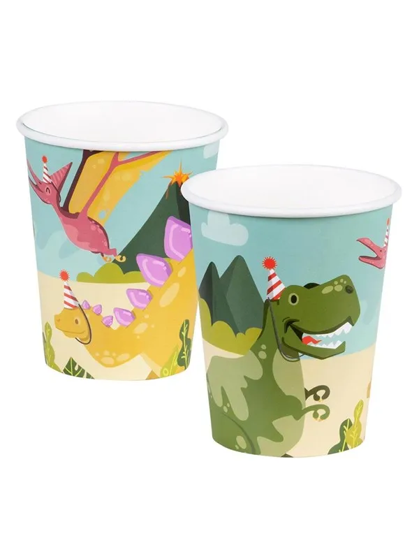 Pappersmuggar Dino Party – 10-pack