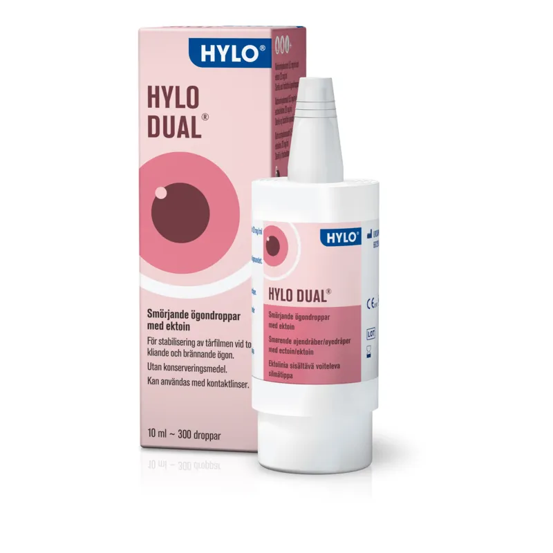 HYLO DUAL Smörjande ögondroppar med ektoin