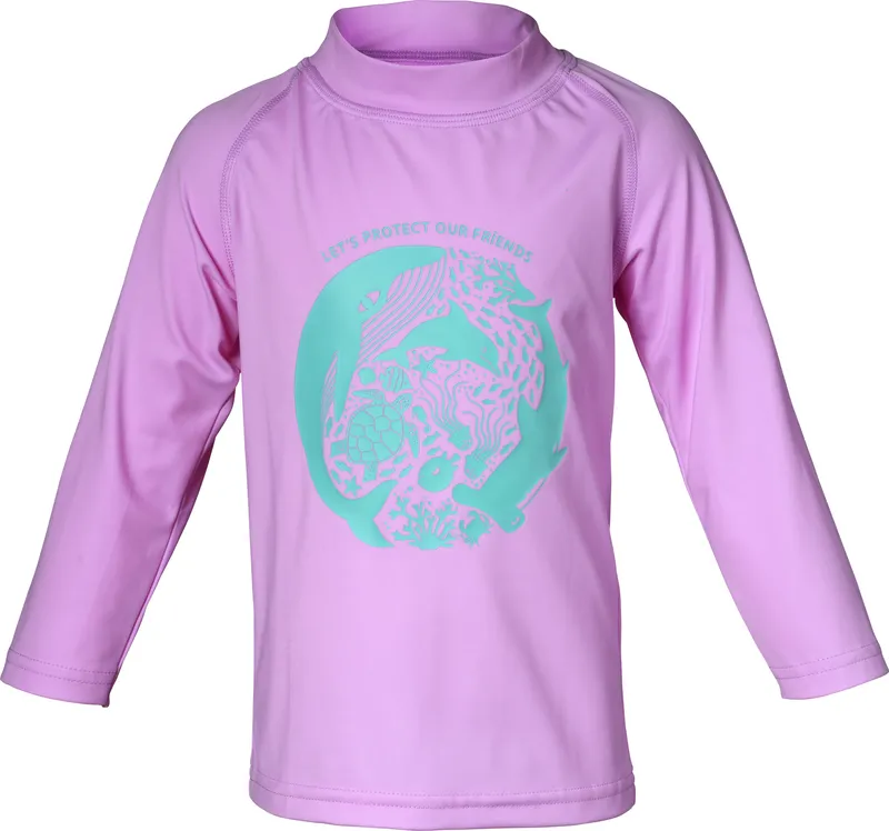 Isbjörn of Sweden Kids’ Sealion Sun Sweater Bubblegum