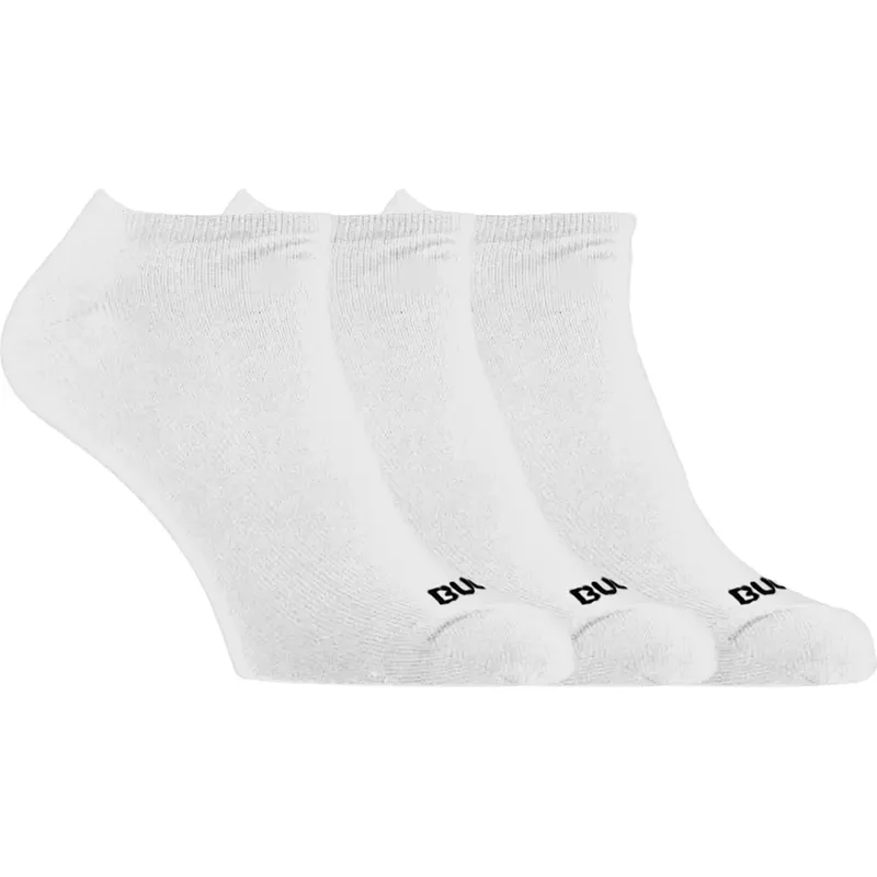 Bula Men’s 3pk No Show Socks White