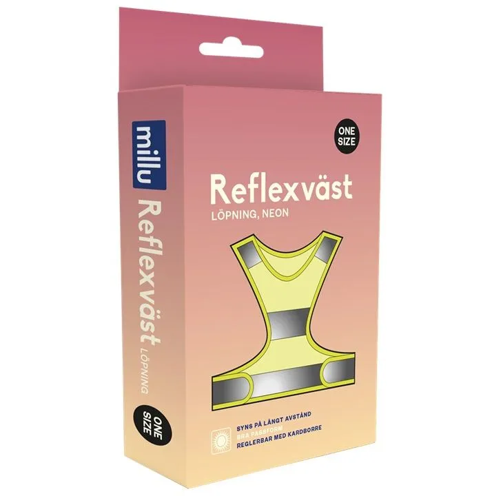 Millu Reflexväst Löpning Neon One-size 1st