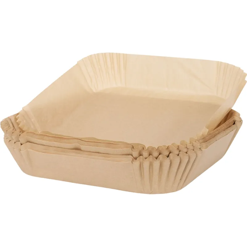 Pappersformar till airfryer | Fyrkantiga | 50 st.