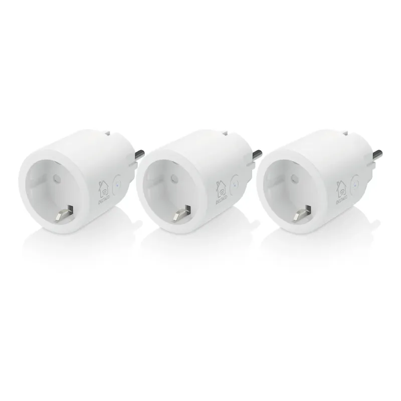 Smart Home strömbrytare, 1xCEE 7/3, 10A, timer, 3-pack
