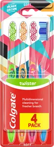 Colgate Toothbrush Twister Soft 4-pack