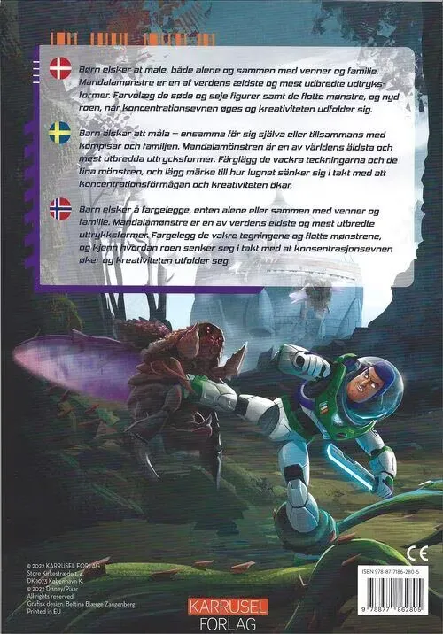Disney Lightyear Kreativ Målarbok