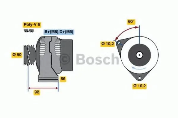 Generator BOSCH 0 986 041 520
