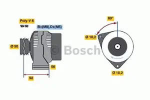 Generator BOSCH 0 986 041 520