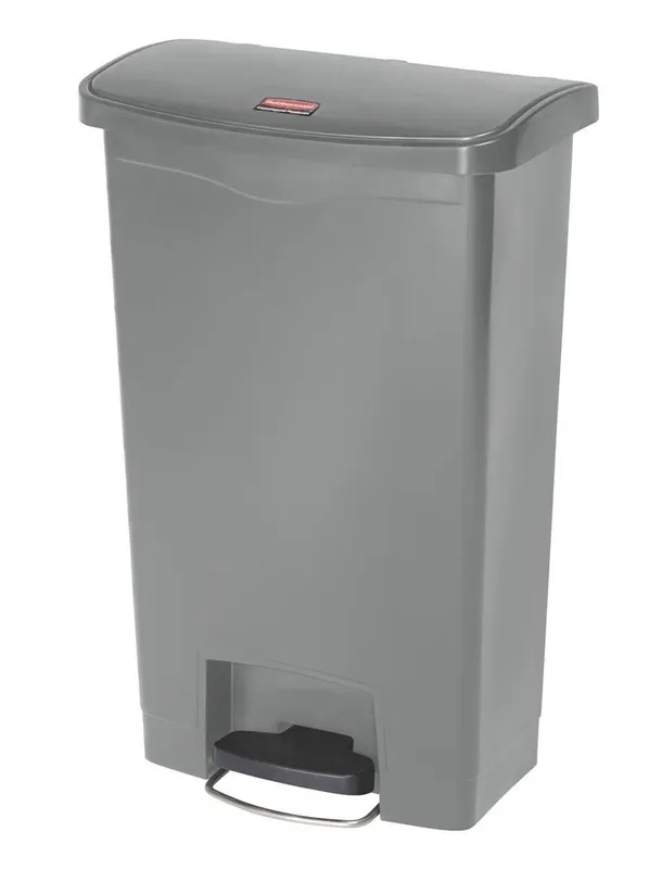 Rubbermaid Slim Jim Soptunna med pedal, grå 50 l