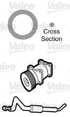 Tätning, kylvätskeledning VALEO 509754