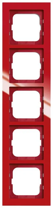 ABB Axcent Kombinationsram röd 5-fack