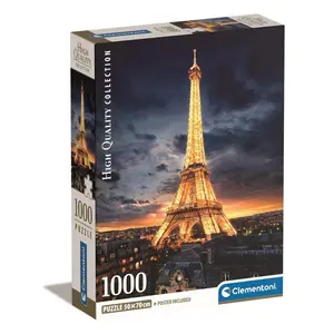 CLEMENTONI Pussel 1000 Pcs CB High Quality Collection Tour Eiffel