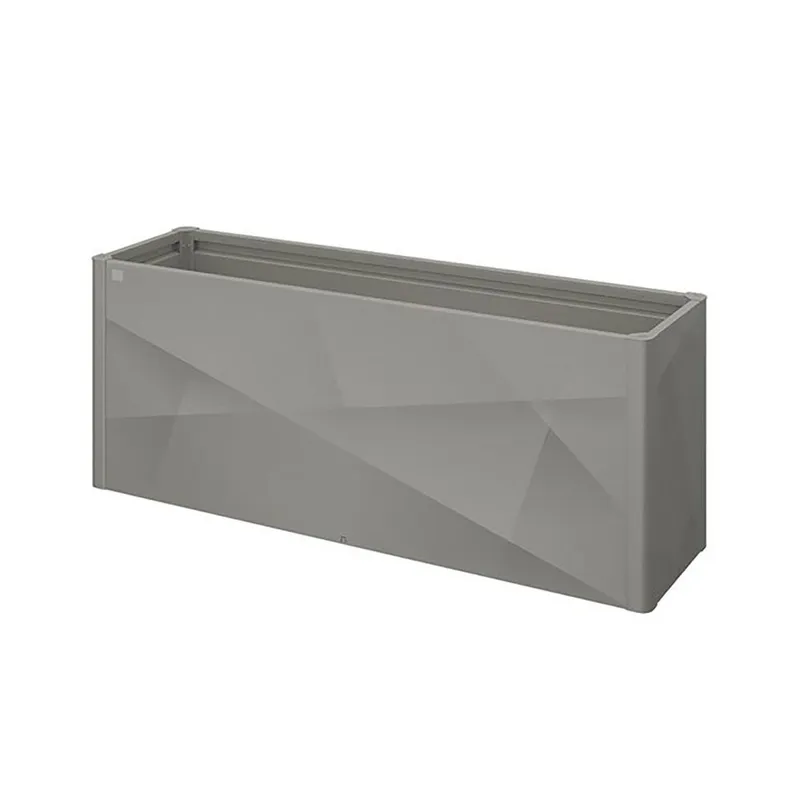 Biohort, Raised bed 2 x 0.5 X-Design metallic quartz grey