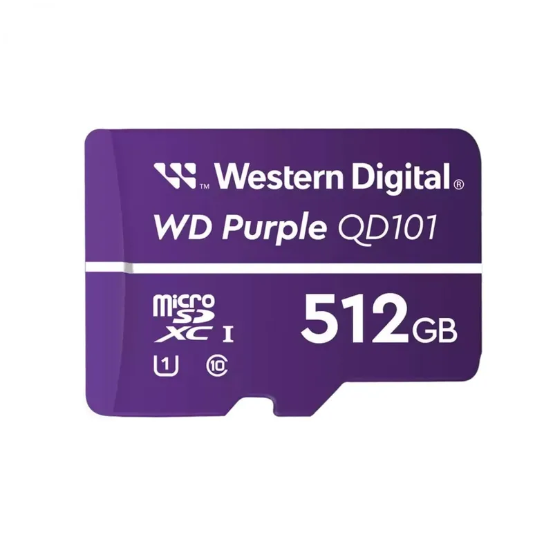 Western Digital WD Purple SC QD101 512 GB MicroSDXC WDD512G1P0C-85AEL0