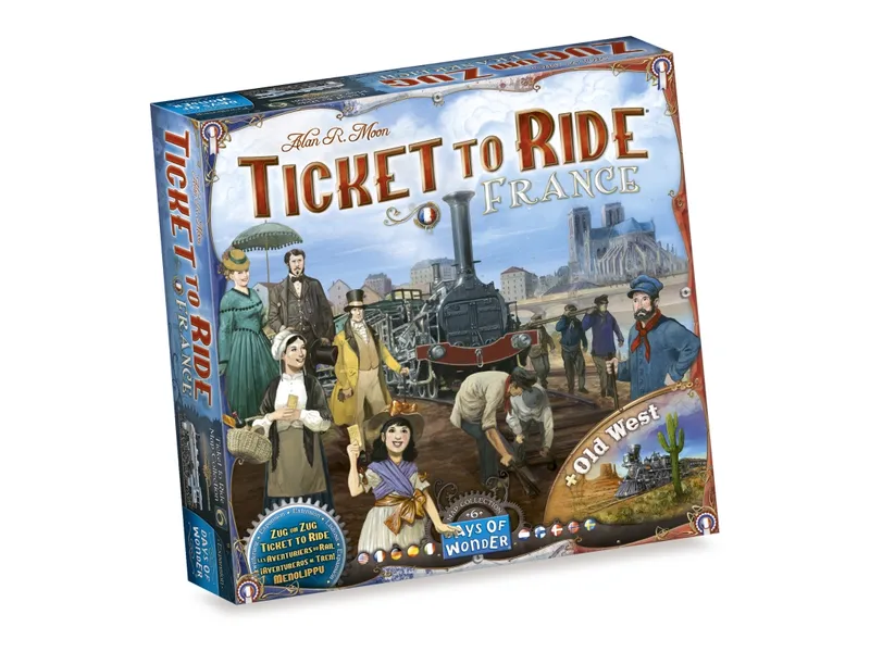 Ticket To Ride: France & Old West (Expansion) (SE/FI/NO/DK/EN)