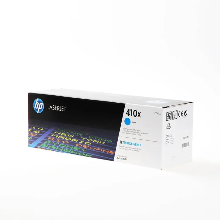 HP 410X cyan original LaserJet-tonerkassett med hög kapacitet