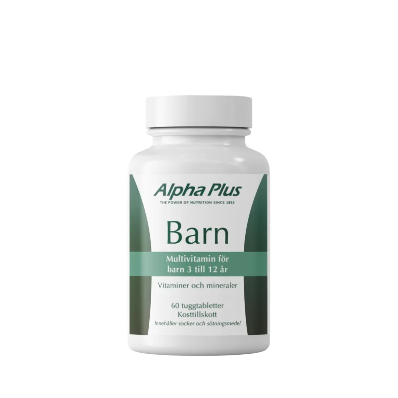 Alpha Plus Barn 60 tuggtabletter