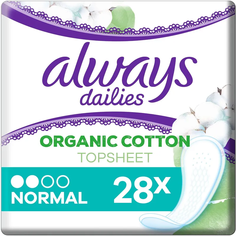 Always Dailies Cotton Protection Trosskydd 28 st