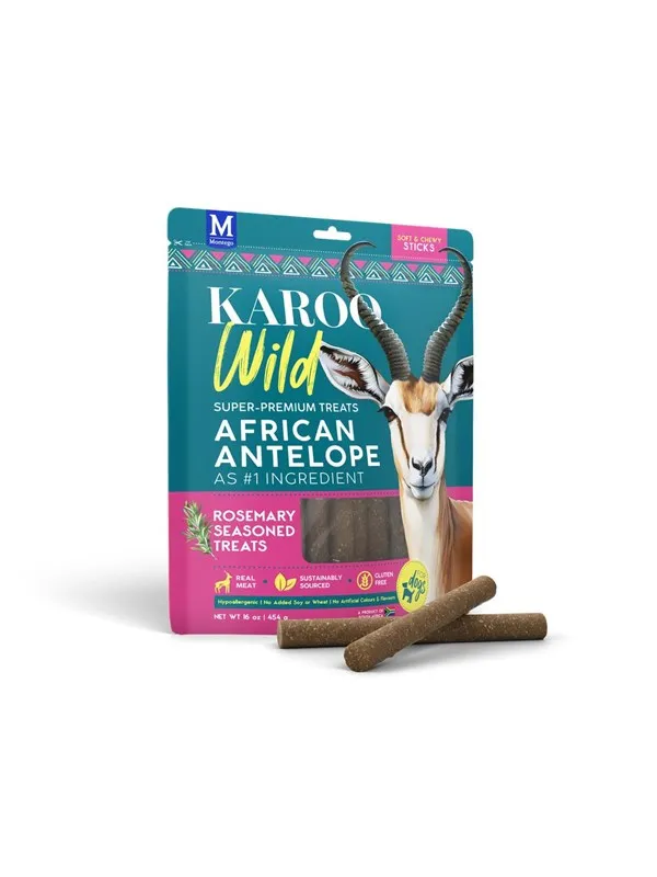Karoo Wild Tupppinnar med Rosmarin och Antilopkött 454 g