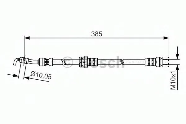 Bromsslang BOSCH 1 987 481 385
