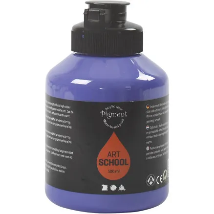 Akrylfärg Pigment 500ml lila