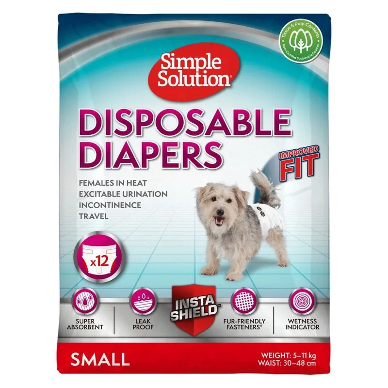 Simple Solution Disposable Hundblöjor 12-pack (#5832)