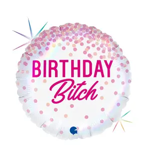 Folieballong Birthday Bitch