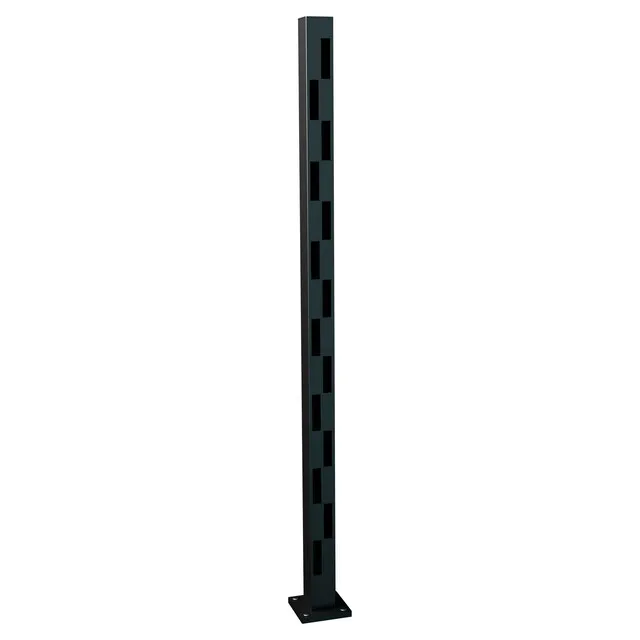 ÄNDSTOLPE DISKRET 1460 SV STAKETSTOLPE ALUMINIUM | Beijerbygg Byggmaterial