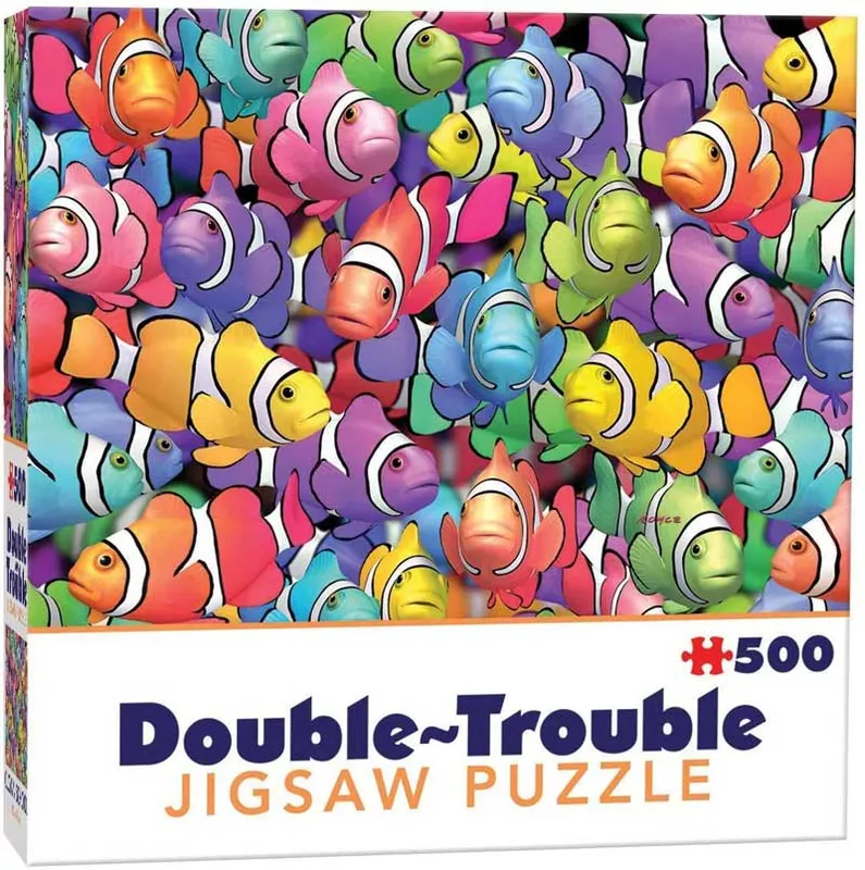 Dubbeltrubbel Pussel – Clownfiskar 500 Bitar