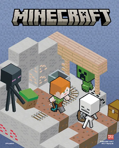 Pyramid – Minecraft Lenticular 20 x 30 cm – Bild