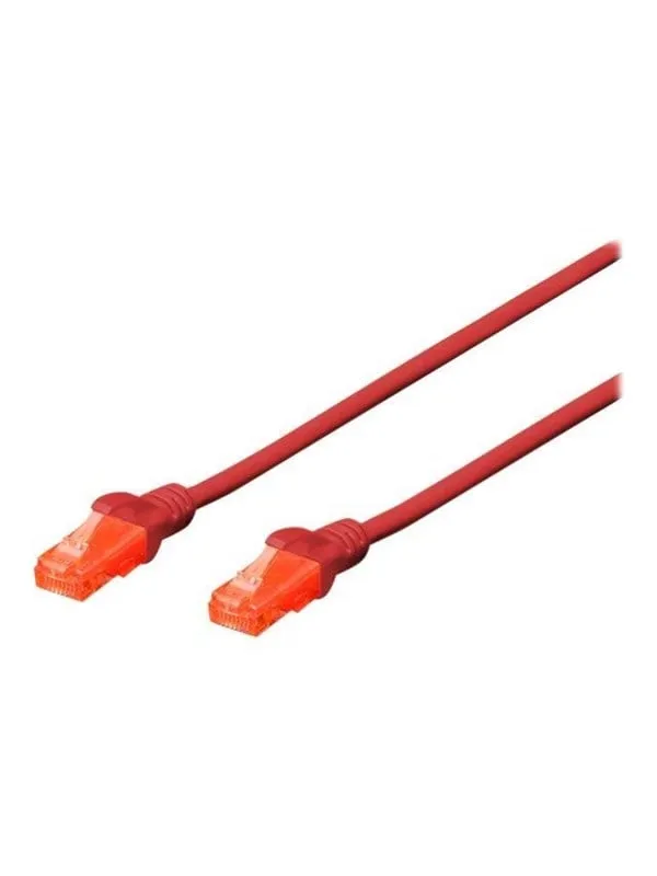 DIGITUS Professional patch cable - 2 m - red - Röd - 2m