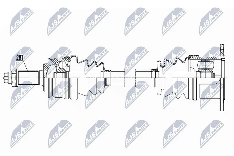 Drivaxel NTY NPW-SU-023