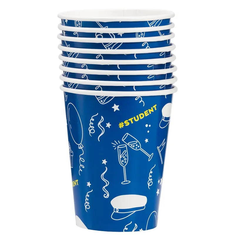 Student pappersmugg 8-pack