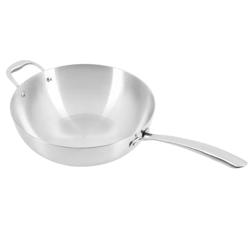Essentials Sizzle wok 30 cm, rostfritt stål
