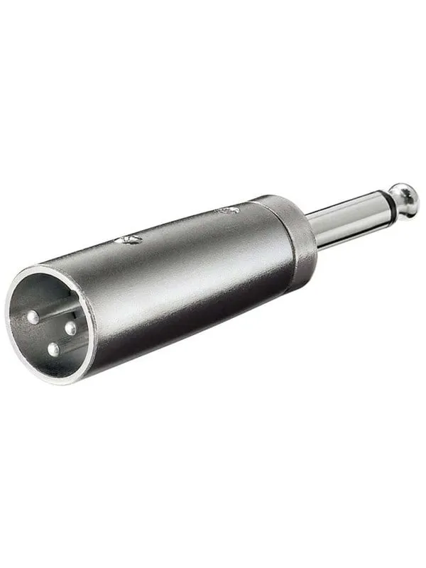 Adapter XLR-hane till 6,3 mm-hane
