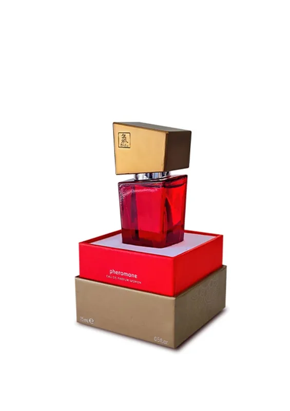 Shiatsu: Pheromon, Eau De Parfum Women Red, 15 ml